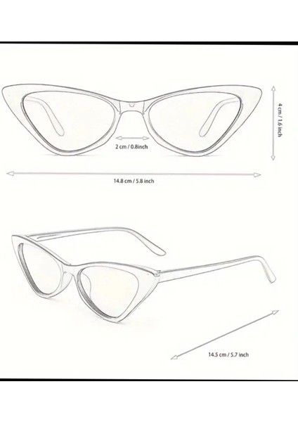 Allbucks Cat Eye 3'lü (3 Renk) Güneş Gözlüğü ABAB1113 fırsatları