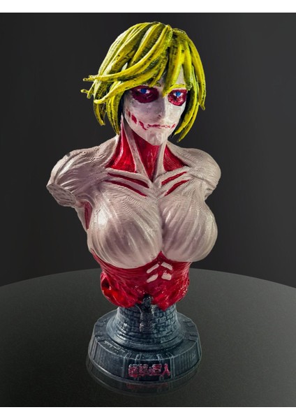 3D Attack On Titan Eren Yeager Büst ve Female Titan Büst , Anime Figure Collection fiyatları