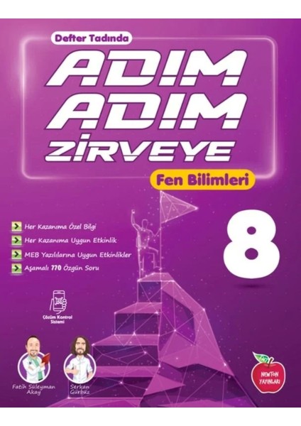 8. Sınıf Fen Bilimleri Adım Adım Zirveye Soru Bankası Yeni