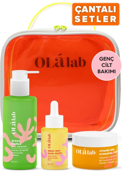 Cilt Dengeleyici Akne Karşıtı Çanta Hediyeli Cilt Bakım Seti