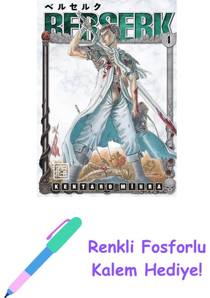 Berserk 4 + Renkli Fosforlu Kalem