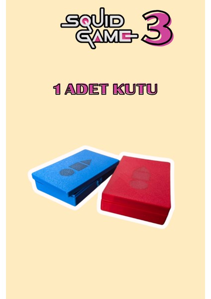 Squid Game 3 Special Set - 30CM Bıçak FIGÜR+3ANAHTARLI Kilit Seti+ Kutu + Charm modelleri