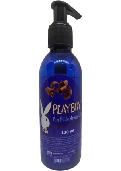 Playboy Pure Edible Massage Oil 360 ml Çikolata Aromalı Masaj Yağı x 3 Adet
