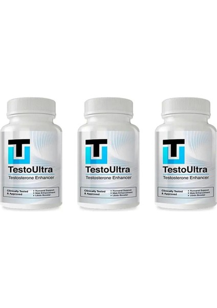 Testo Ultra Erkeklere Özel Performans Destekleyici Takviye 60 Lı x 3 Adet