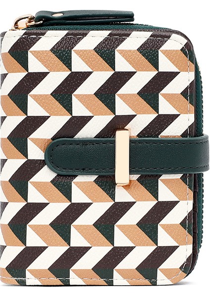 Kadın Yeşil Baskılı Cüzdan 000A2D563326 fırsatları