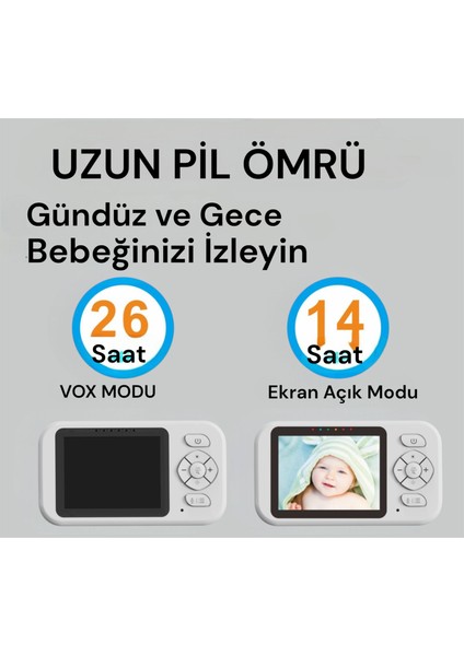 2.8 Inç Monitörlü Video Bebek Izleme Kamerası fiyatları