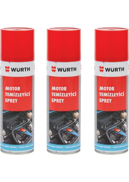 Hızlı Motor Temizleme Spreyi 500 ml X3