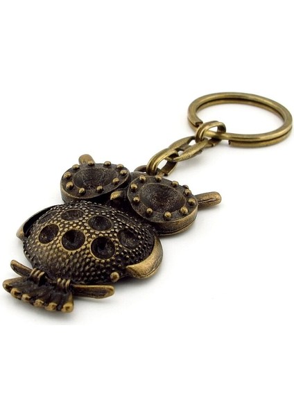 Baykuş Gece Hayvanı Orman Antik Sarı Eskitme Metal Anahtarlık KC265 fiyatları