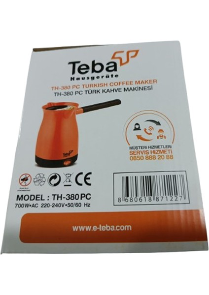 Elektrikli Cezve – Plastik Gövde – TH-380-PC modelleri