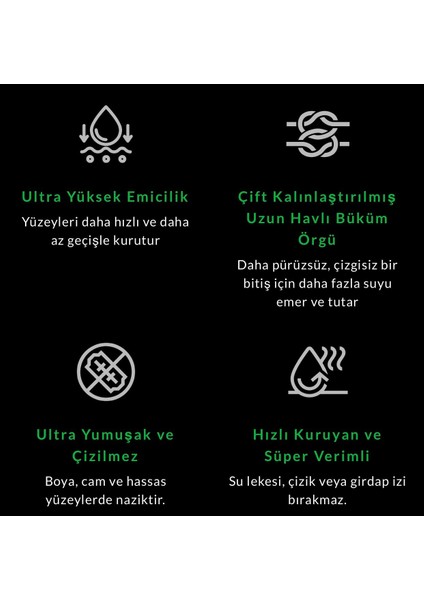 Igl Plushdry Microfiber Drying Towel 1400GSM 100CM x 50CM Kurulama Bezi modelleri