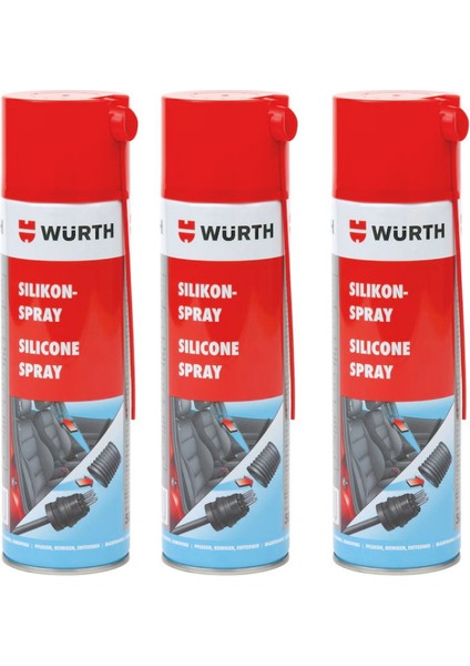 Silikon Sprey 500 ml (Metal Plastik Lastik Parçalar Için Uzun Süreli Koruma)