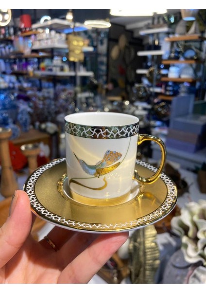 Stork Beyaz Tek Kişilik Türk Kahvesi Fincanı