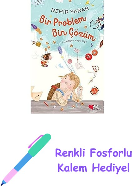 Bir Problem Bin Çözüm + Renkli Fosforlu Kalem