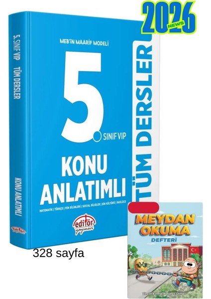 5. Sınıf Vıp Tüm Dersler Konu Anlatımlı 2026