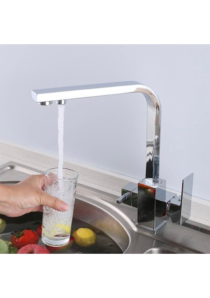 3 Yollu Siyah Arıtmalı Mutfak Musluk Evye Bataryası 1. Sınıf Yerli Üretim fiyatları