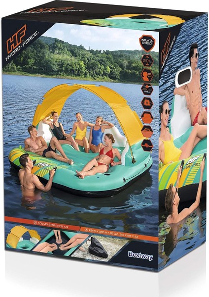 Hydro–force 9'10" x 9'/3.00M x 2.75M Sunny Lounge Island modelleri