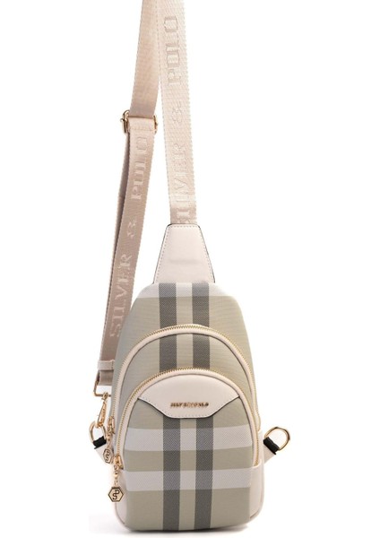 A.yeşil - Kemik SP959 Kadın Vücut Çantası