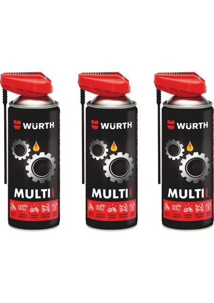Multi 5in1 Çok Amaçlı Bakım Yağı-Pas Sökücü 400 ml X3