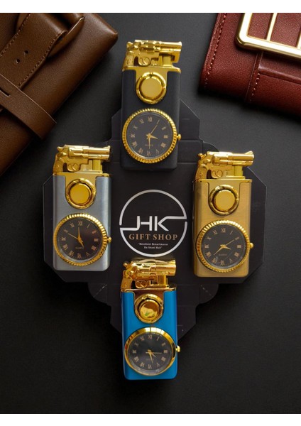 Kişiye Özel Çift Fonksiyonlu Saatli Çakmak