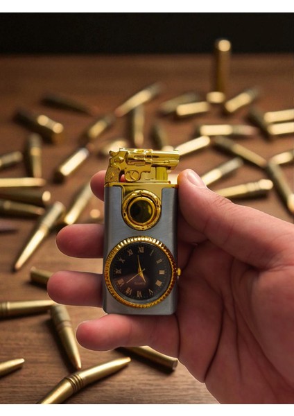 Kişiye Özel Çift Fonksiyonlu Saatli Çakmak fırsatları