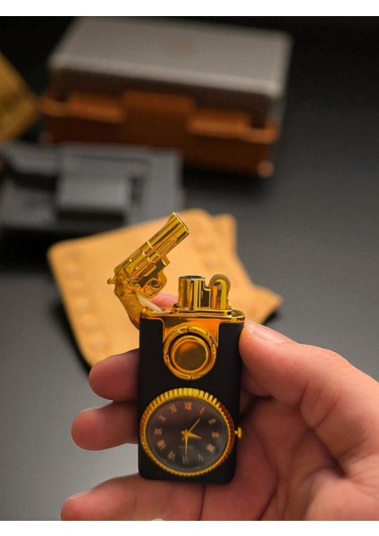 Kişiye Özel Çift Fonksiyonlu Saatli Çakmak