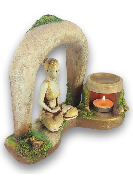 Yogacı Kız Buhurdanlık Geriakış Tütsülük fiyatları