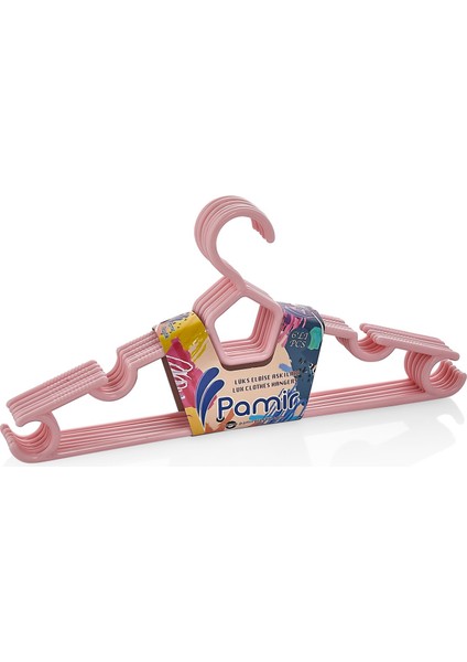 Karizma Elbise Askısı 24 Adet Renkli Plastik