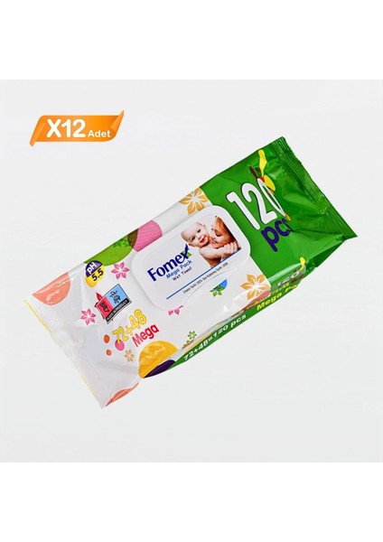 Islak Mendil 120 Li 12 Adet fiyatları