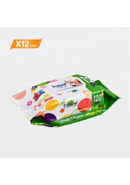 Islak Mendil 120 Li 12 Adet modelleri