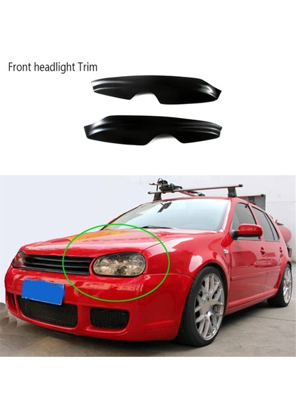 Golf 4 1999-2004 Için Siyah Far Lambası Kaş Stickerı (Yurt Dışından) fırsatları