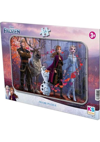 Frame Puzzle 24 Frozen Lisanslı Ürünler FRZ704