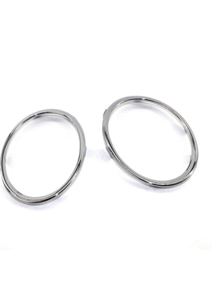 A4 B8 2009-2012 Için Krom Araba Ön Sis Farı Halkaları Trim Kapağı (Yurt Dışından)