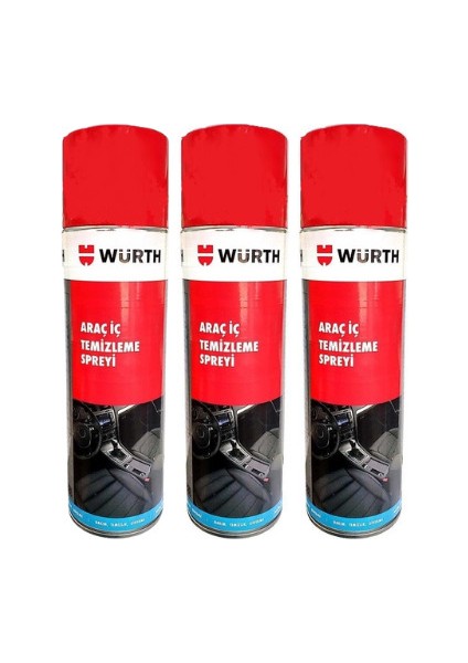 Araç Içi Temizleme Spreyi 500 ml x 3