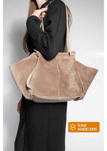 Kadın Hakiki Deri Shopper El ve Omuz Çantası Yorita modelleri