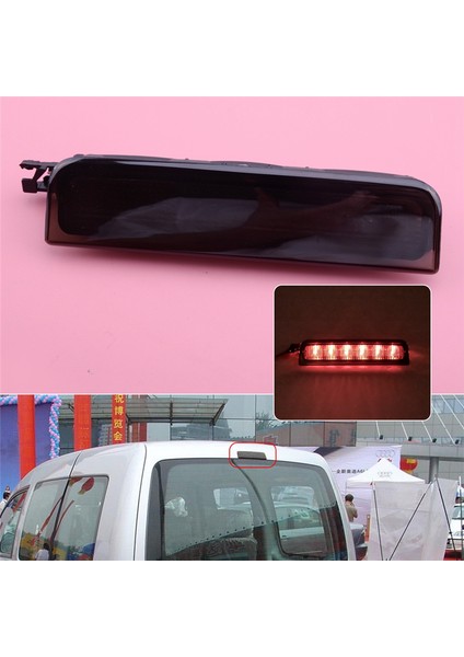 2K0945087C Araba Dumanlı Siyah LED Yüksek Montajlı Arka Üçüncü Fren Lambası (Yurt Dışından)