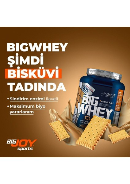 Protein Tozu Whey Protein Bigwhey Classic Bisküvi 990 gr 30 Servis