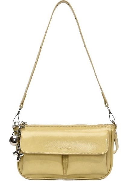 Çok Yönlü Moda Baget Çanta Hafif Lüks Işe Gidip Gelme Eğlence Basit Tasarım Omuz Çantası Kadınlar Için (Yurt Dışından)