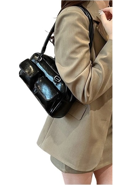 2025 Yeni Büyük Kapasiteli Kaliteli Bowling Koltuk Altı Çantası Kadın Çok Cepli Omuz Çantası (Yurt Dışından)