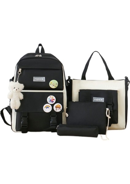 Büyük Kapasiteli Öğrenci Dört Parçalı Sırt Çantası (Yurt Dışından)
