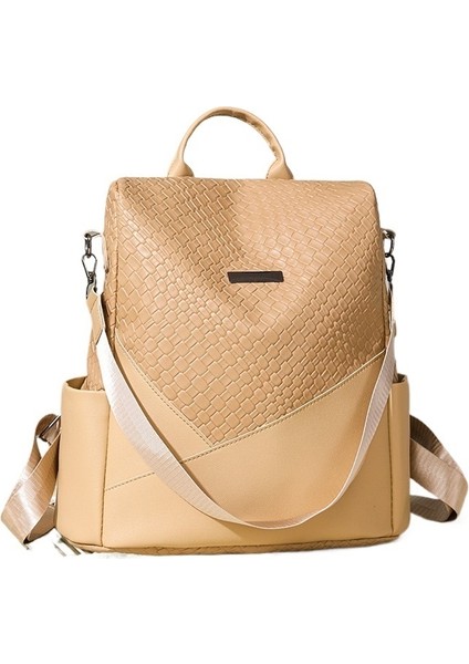 Yeni Sıcak Satış Sırt Çantası Kadın Çantası Basit ve Şık Büyük Kapasiteli Ekleme Bayan Sırt Çantası Öğrenci Okul Çantası Kadın (Yurt Dışından) fiyatları