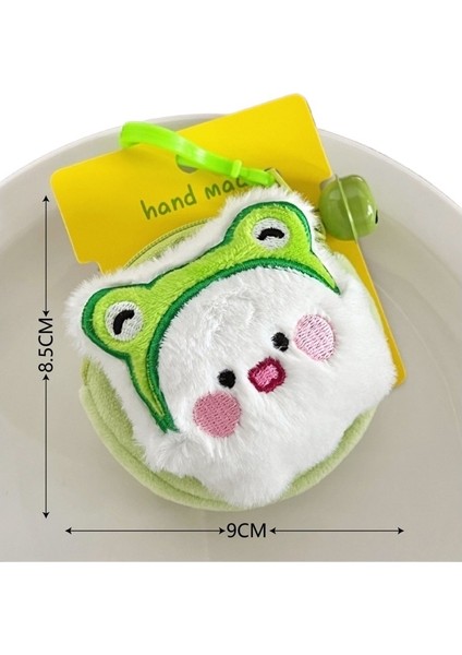 Yaratıcı Sevimli Peluş Bebek Bozuk Para Kesesi Çok Işlevli Anahtarlık (Yurt Dışından)