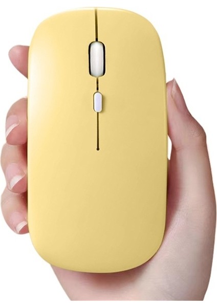 Apple Çift Modlu Bluetooth Fare Sessiz Kablosuz Şarjlı Cep Telefonu Tablet 2.4g Için Uygun Yeni Model (Yurt Dışından)