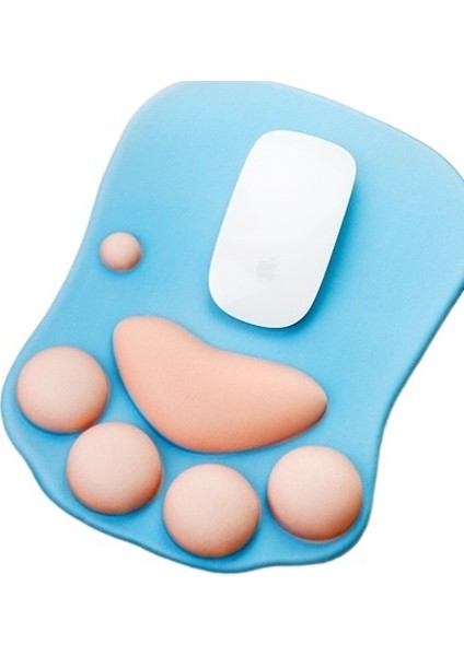 Sevimli Kedi Pençesi Mouse Pad Bileklik Kişilik Yaratıcı Ofis Anime Kız Sevimli Bilgisayar Mouse Pad Büyütülmüş Kalınlaştırılmış (Yurt Dışından)