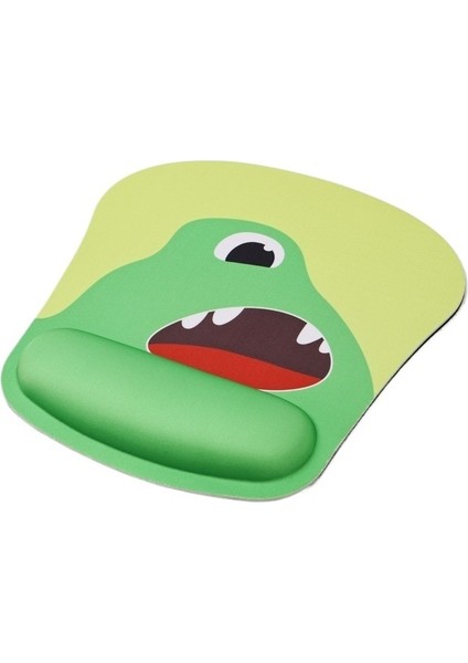 Kontrast Renk Karikatür Ifade Bilek Mouse Pad Büyük E-Spor Oyunu El Yastığı Yumuşak Kaymaz Üç Boyutlu Masa Matı (Yurt Dışından)