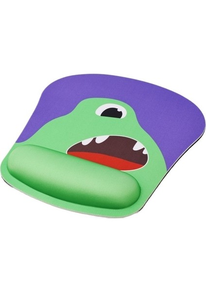 Kontrast Renk Karikatür Ifade Bilek Mouse Pad Büyük E-Spor Oyunu El Yastığı Yumuşak Kaymaz Üç Boyutlu Masa Matı (Yurt Dışından)