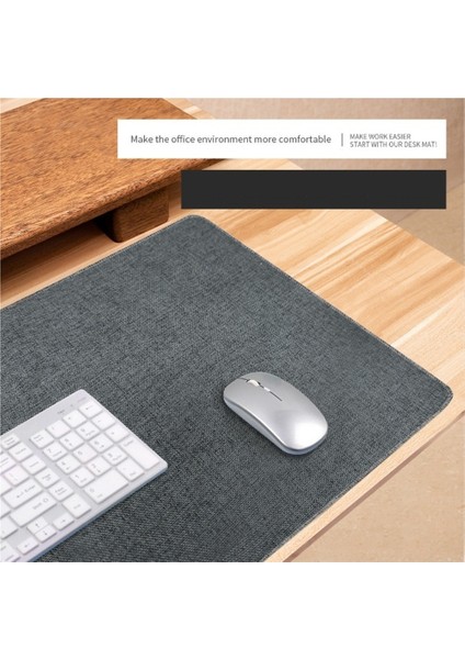Mouse Pad Büyük Boy Ofis Masası Dizüstü Bilgisayar Klavyesi Pamuk ve Keten Yazı Masası Pedi Büyük Basit Üst Düzey (Yurt Dışından)