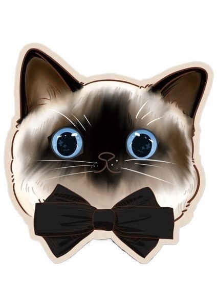 Siyam Kedisi Şekilli Mouse Pad Çizgi Film Hayvan Mouse Pad Ofis Mouse Pad Mouse Pad (Yurt Dışından)