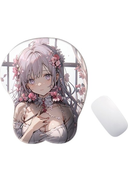 Basit Güzellik Karikatür Bilek Mouse Pad Ofis Mouse Pad Silikon Bilek Mouse Pad (Yurt Dışından)