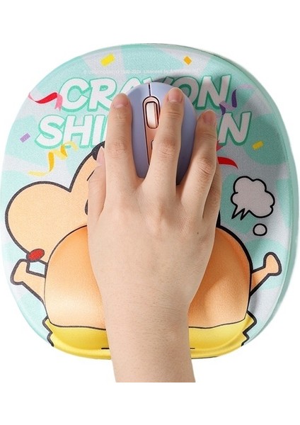 Crayon Shin-Chan Silikon Bilek Fare Altlığı Çizgi Film Sevimli Ofis Oyunu Bilek Pedi Üç Boyutlu Kalın Kaymaz Masa Matı (Yurt Dışından) fiyatları