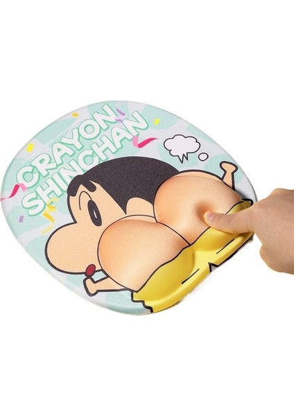 Crayon Shin-Chan Silikon Bilek Fare Altlığı Çizgi Film Sevimli Ofis Oyunu Bilek Pedi Üç Boyutlu Kalın Kaymaz Masa Matı (Yurt Dışından) modelleri